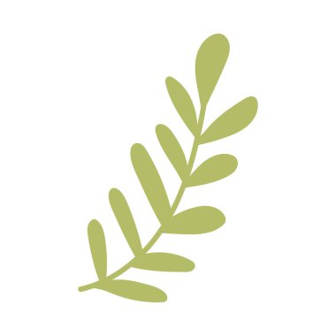 Yaprak yaprağı simgesine sahip dal