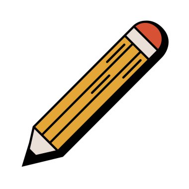 kalem retro biçim renkli simge