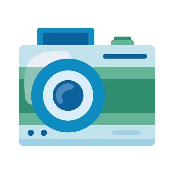 Ikona Fotografického Zařízení Fotoaparátu — Stockový vektor