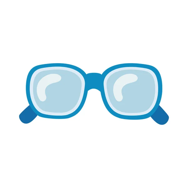 Eyeglasses Optical Accesory Isolated Icon — Archivo Imágenes Vectoriales