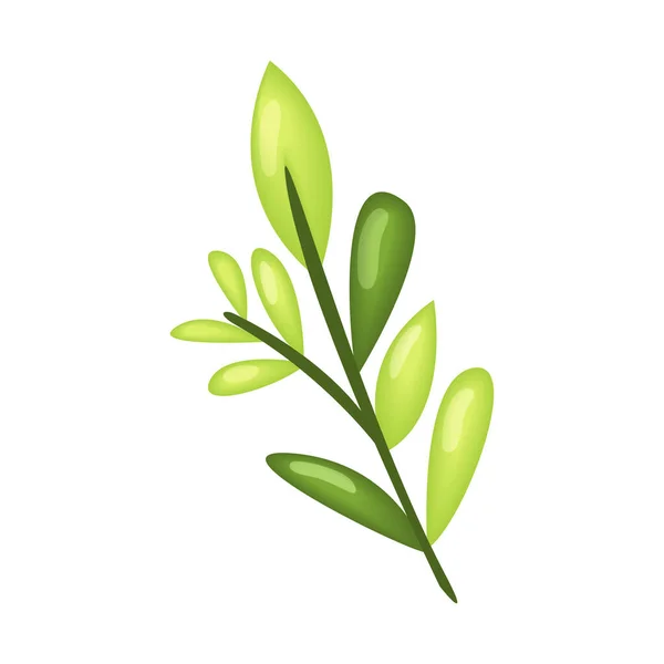 Branch Leafs Foliage Icon — Stock Vector