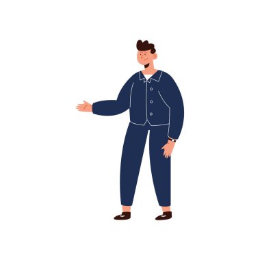 Genç adam pozisyon karakterini kurtarıyor