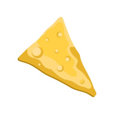 Taze nacho Meksika geleneksel yemeği.