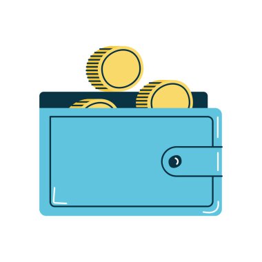 Dolar cinsinden cüzdan simgesi