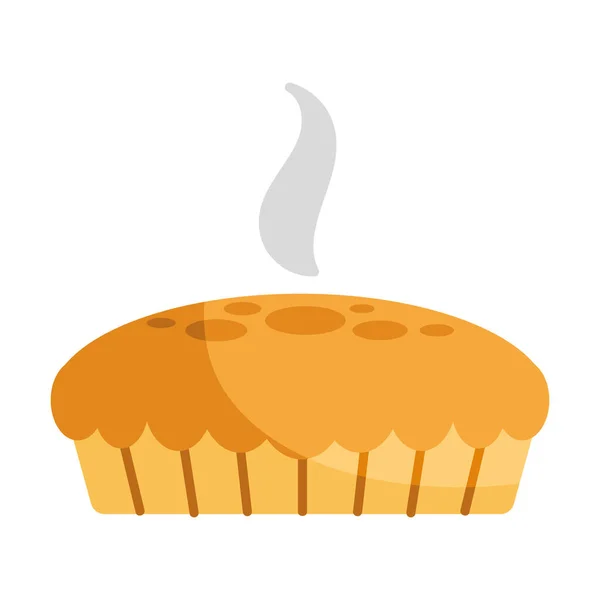 День Благодарения Сладкий Пирог Традиционная Еда — стоковый вектор