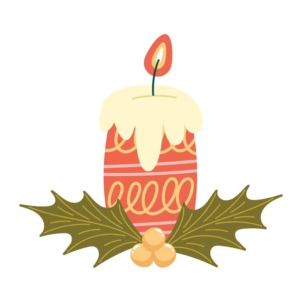 How to how christmas CANDLE kawaii l Como desenhar VELA de Natal