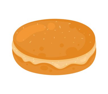 Krem ürün ikonlu taze kurabiye