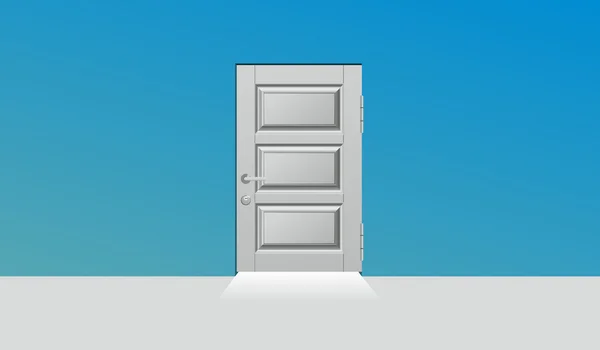 Vergrendelde deur — Stockvector