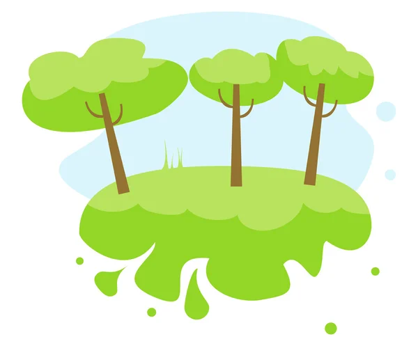 Bosque — Vector de stock