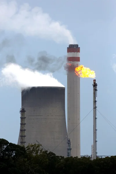 Fábrica de producción energética — Foto de Stock