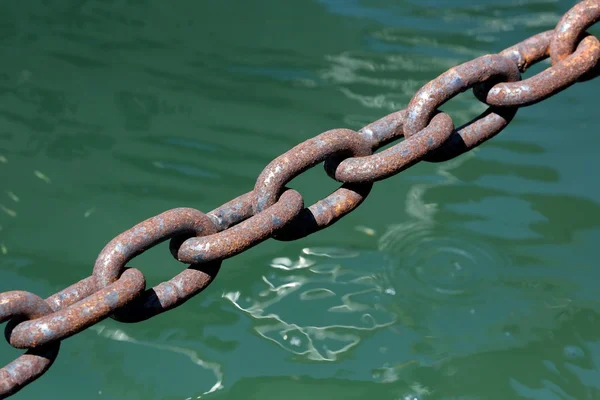 Rusted Steel Chain — Stock Photo, Image