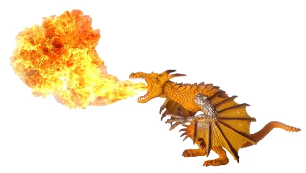 Dragon Fire Breath — Stock Photo, Image