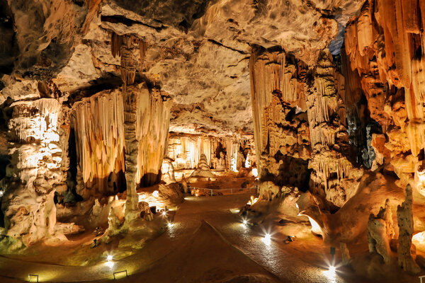 Limestone Cavern Formations