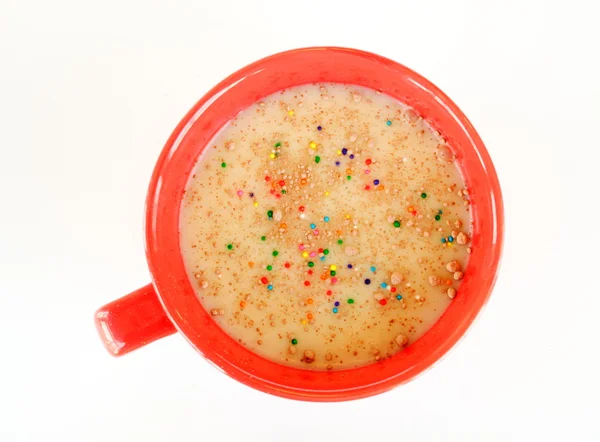 Cup with hot drink — Stock Photo, Image