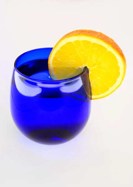 Wasser mit Orange — Stockfoto