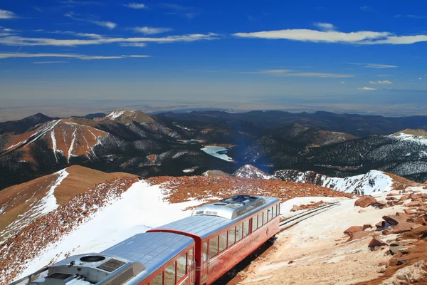 Pikes peak tåg — Stockfoto