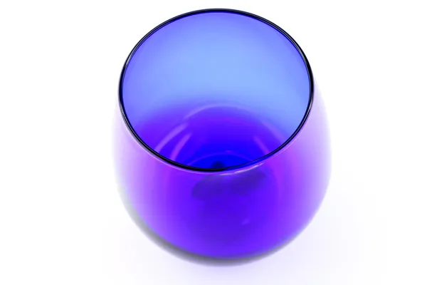 Blue gognac glass — Stock Photo, Image