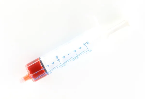 Medication syringe — Stock Photo, Image