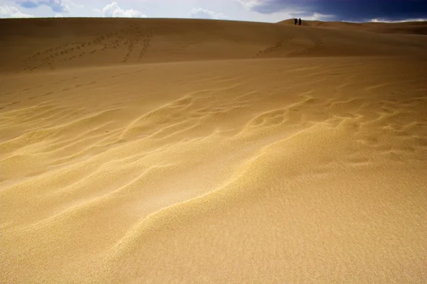Felhős mint homok dűnék — Stock Fotó