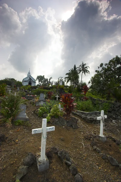 Старий кладовище — стокове фото