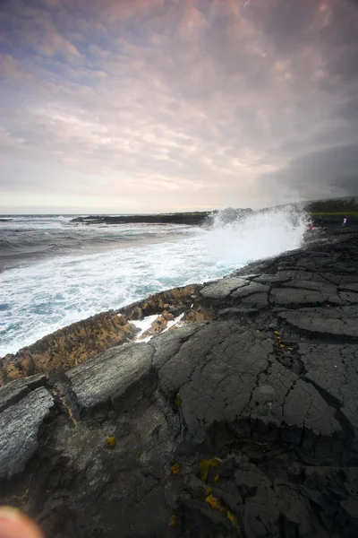 Costa de lava — Fotografia de Stock