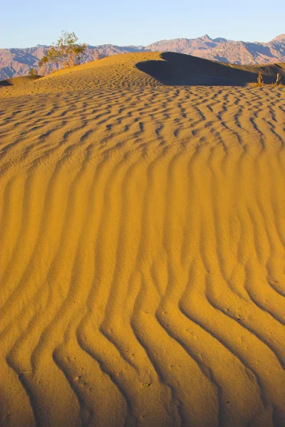 Paysages de sable de la vallée de la mort — Photo