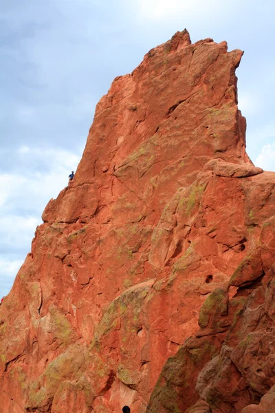 Βράχο ορειβάτης στον κήπο των θεών — Φωτογραφία Αρχείου