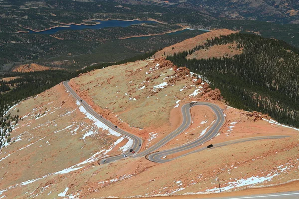 Strada a serpentino — Foto Stock