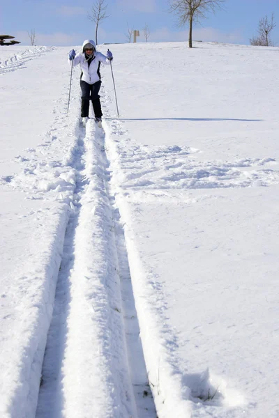 滑雪内布拉斯加州 — 图库照片