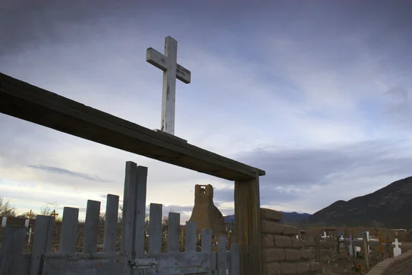 Taos mezarlığı — Stok fotoğraf