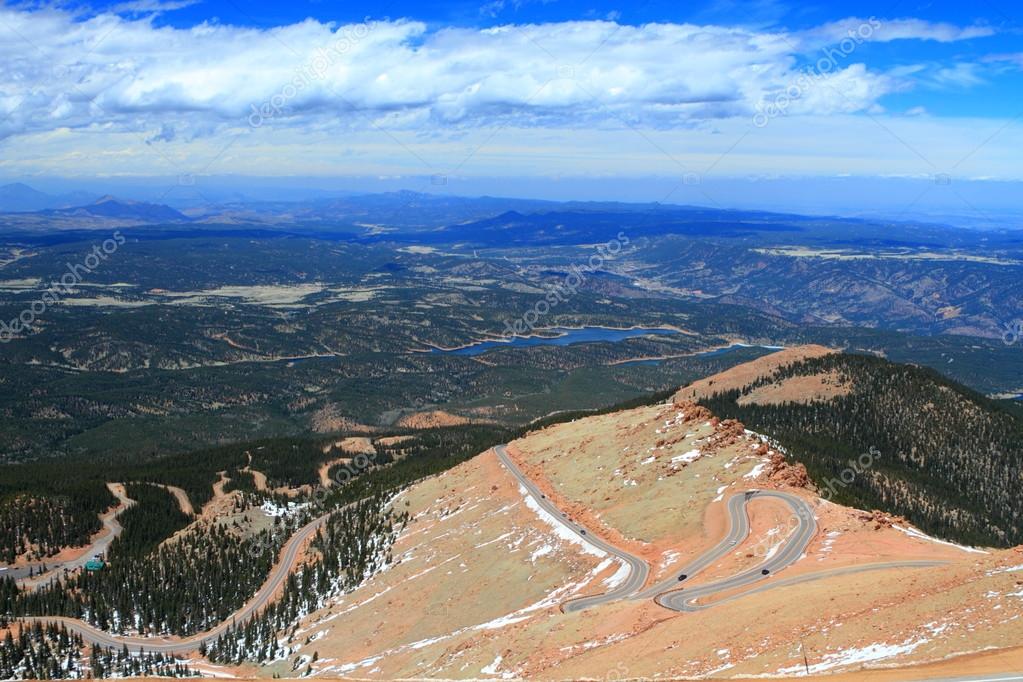 Serpentine road Stock Photo by 14086759