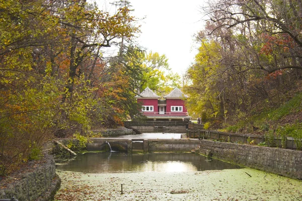 Herfst huis — Stockfoto