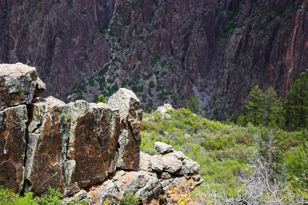 Gunnison národní park rokle — Stock fotografie