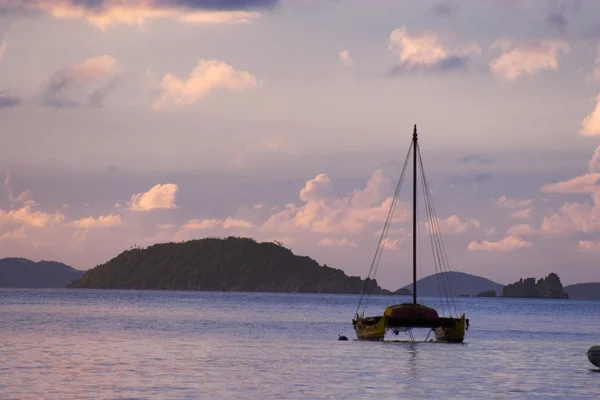 Equatorial sunset — Stock Photo, Image