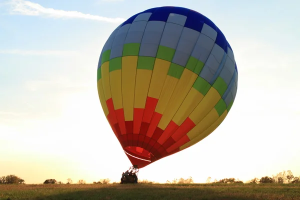 Aterrizaje en globo aerostático — Foto de Stock