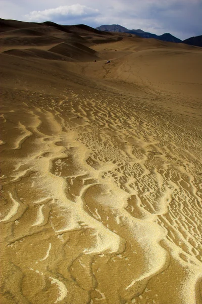 Orage sur les dunes de sable — Photo