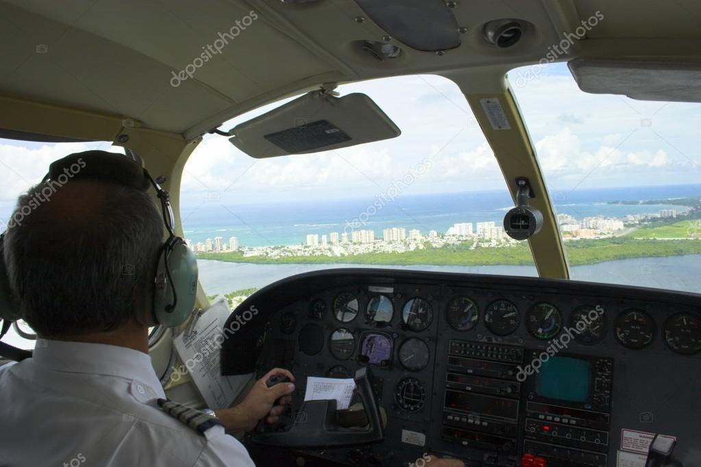 Pilot in the plane