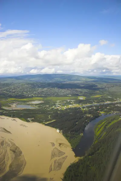 Aerial photo backgrounds — Stock Photo, Image