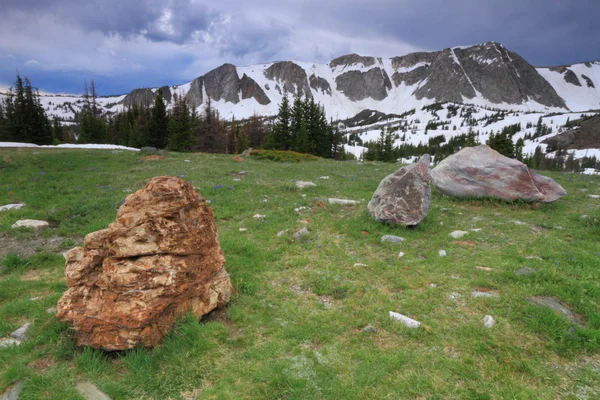 Mountain landscape of Wyoming — Stock Photo, Image