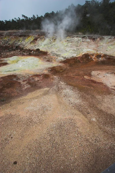 火山口底部 — 图库照片