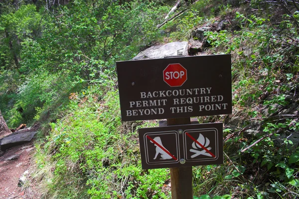 Trail Sign — Stock Photo, Image