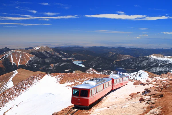 Pociąg Pikes peak — Zdjęcie stockowe