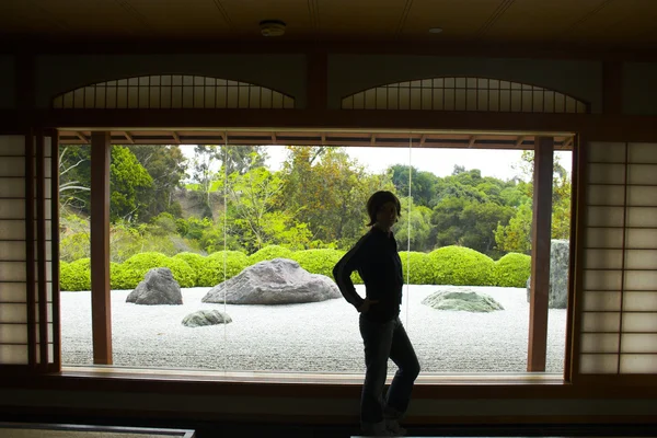 Japansk trädgård — Stockfoto