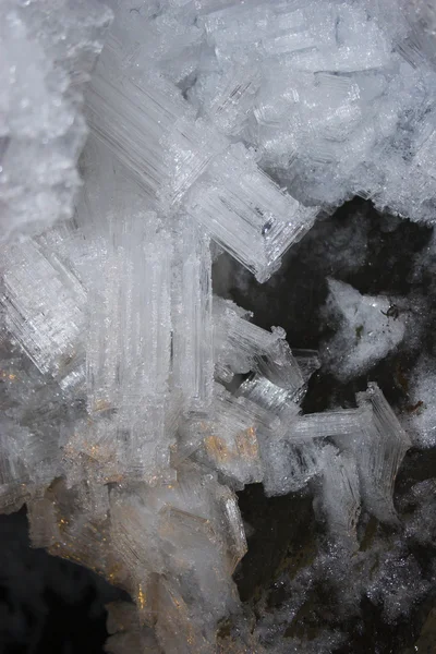 Кристали снігу та льоду — стокове фото