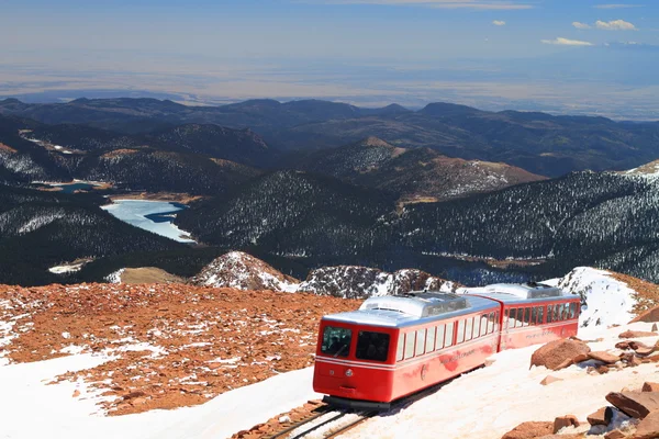 Trem de Pikes peak — Fotografia de Stock