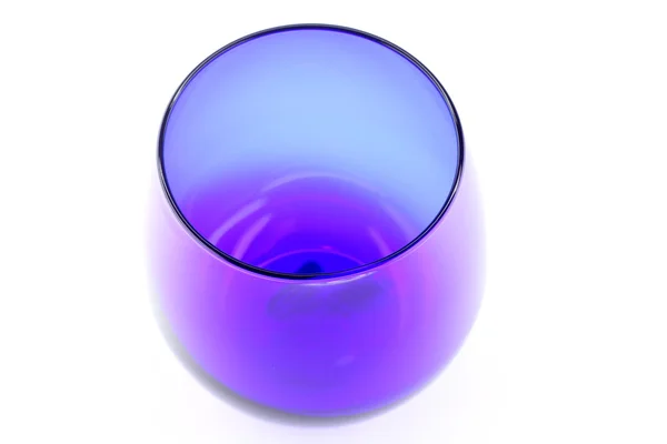 Blue gognac glass — Stock Photo, Image