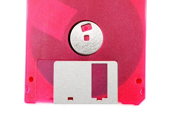 Růžový disketa — Stock fotografie