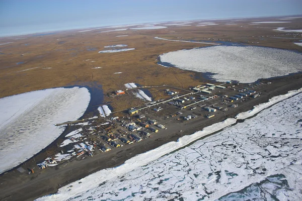 Arktisk tundra från luften — Stockfoto