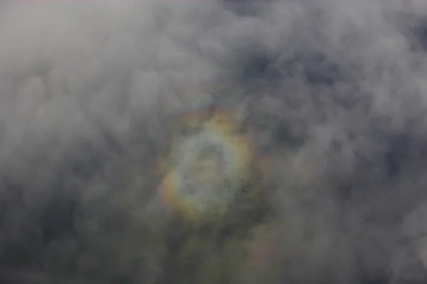 Cirkulär rainbow — Stockfoto