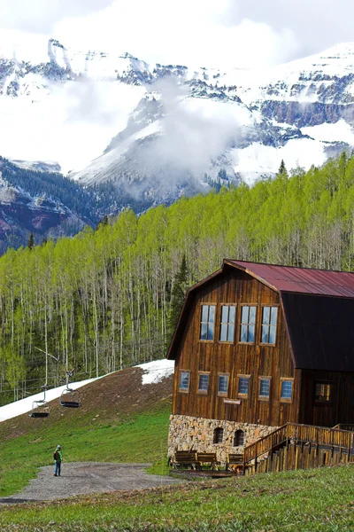 Maison de station de montagne — Photo